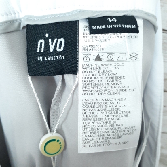 Nivo Sport Skort Sz 14 Golf Front Zip Pockets 203 - Picture 3 of 4